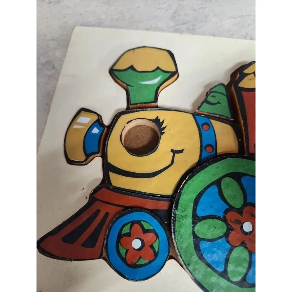 Rainbow crafts wooden puzzle